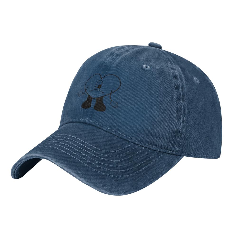 Bad Bunny Baseball Caps Casual Distressed Washed UN VERANO SIN TI Headwear Men Women Adjustable Caps Hat