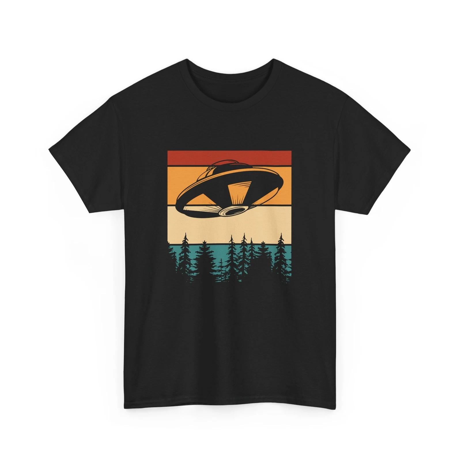 

Vintage Sci-Fi World T-Shirt | UFO Alien Graphic Tee | Space Aesthetic 2XL