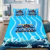 B-Blox F-Fruits Game Bedding Set 3D Cartoon Duvet Cover Set Soft Skin-Friendly Single Double King Size For Kids Birthday Gift