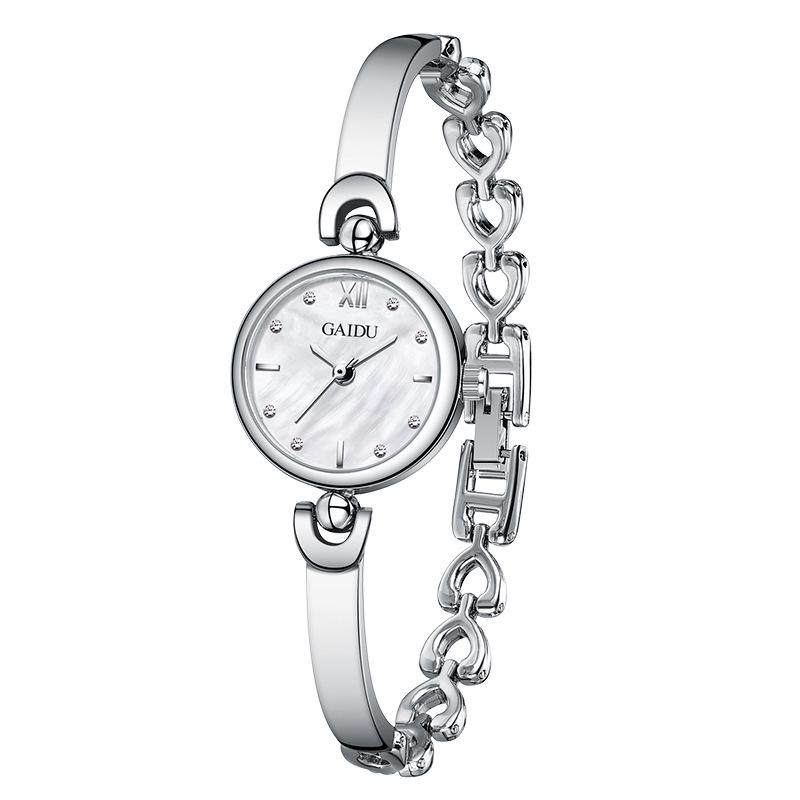 Mermaid Women's Versatile Quartz Bangle Watch - Trendy Simple Fashion Wristwatch