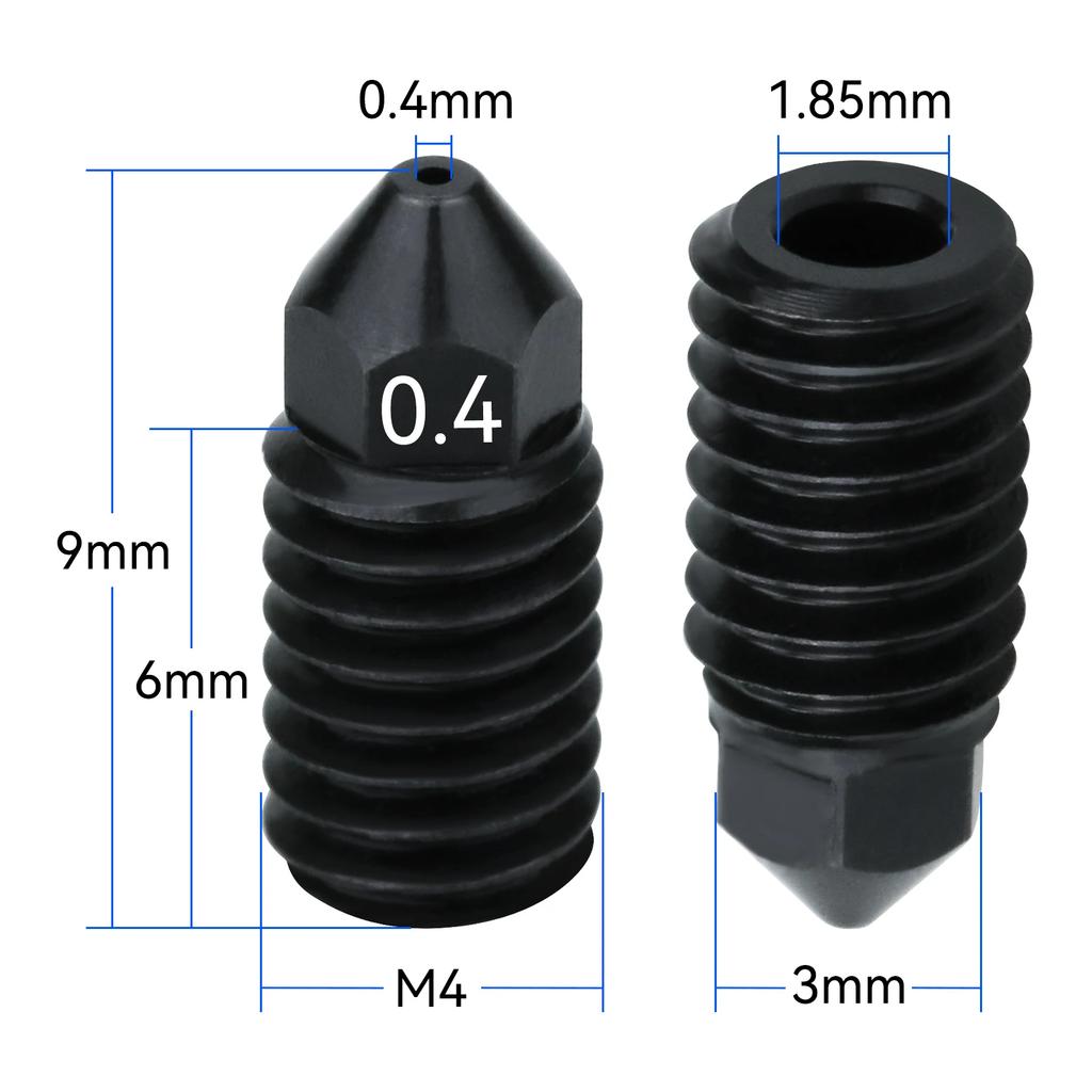 Upgrade 2.0 Hotend For Bambu Lab A1 Nozzle For Bambu Lab A1 Mini /A2L Nozzle Hardened Steel Nozzle For Bambulab A1 Hotend A1 Min