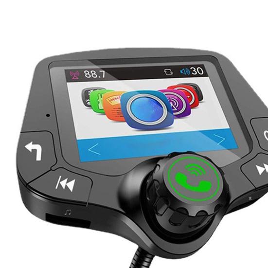 G24 FM Transmitter Navigation Broadcast Voice Assistant ABS Bluetooth-compatible Universal 2