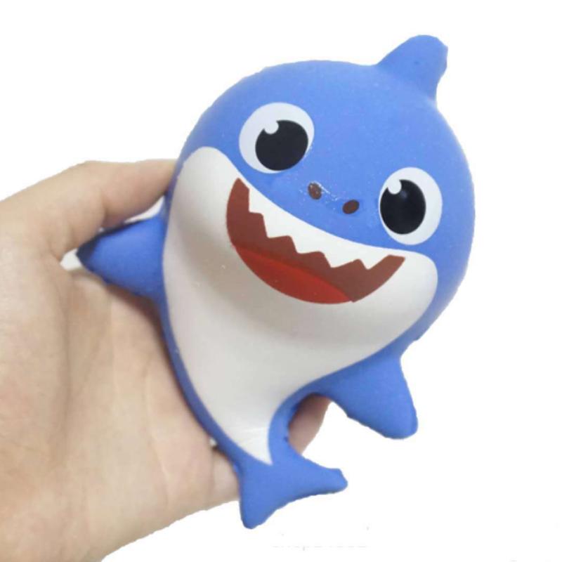 

Пу Акула Сквиши Игрушки для Снятия Стресса Сжимаемые Игрушки Для Снятия Стресса у Взрослых Подарок синий