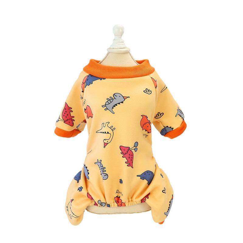 7 Colors Print Pet Dog Pajams for Small Dogs Spring Autumn Puppy Cat Jumpsuit Yorkies Terrier Mascotas Clothes Honden Kleding
