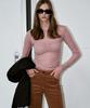 SIGREAT Layered Side Shirring T-Shirt_Pink