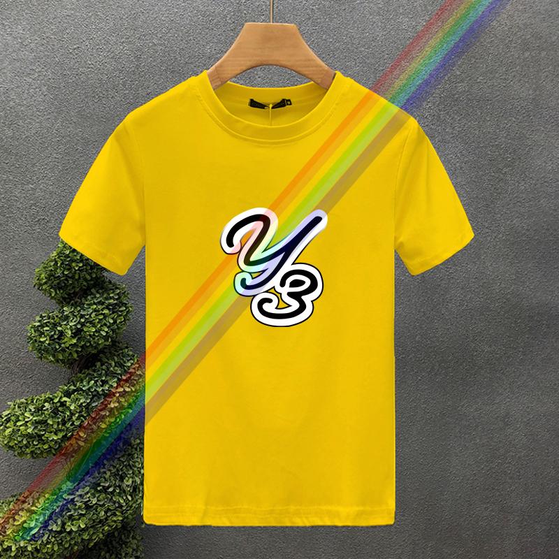 2025 New Hot Korea Style Luxury Brand Tshirt 100%Cotton Hand Letter Y3 Printed Tees Summer Harajuku Women Short Sleeve T-shirt