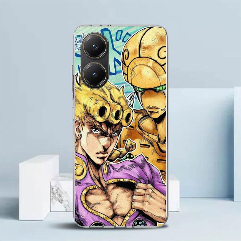 JoJo Adventure Giorno Giovanna Soft Cover for Xiaomi Poco F7 Ultra X7 X6 X5 Pro M7 Phone Case Redmi 15 15C 13 13C 12 12C 10 10C