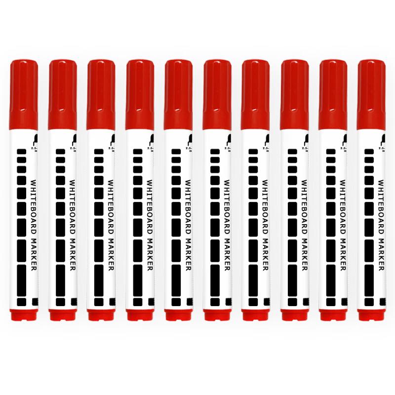 AUCS Water-Based Erasable Whiteboard Markers (10-Pack)