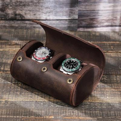CONTACT'S Leather Watch Box Watch Case 1/2/3 Slot Watch Holder Men's And Women's Watch Storage Rack Display