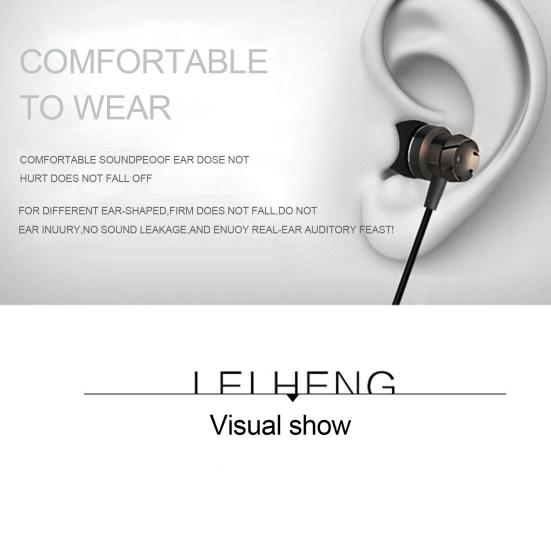 Powerful Bass Sound Wired In-ear Headphones Earbuds with Mic for Phone Computer