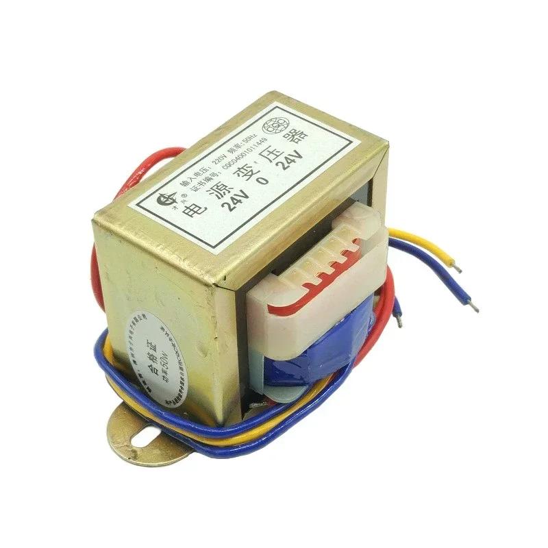 10W EI48x24 Double Output AC2x6V/9V/12V/15V/18V/24V EI Ferrite Core Input 220V Vertical Mount Electric Power Transformer