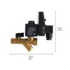 1 2 Inch Electronic Drain Valve Brass Automatic Timed Condensate Drain Valve 2 Way Unidirectional Solenoid Valve for