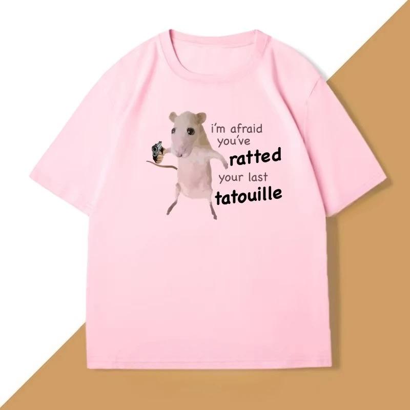 Im Afraid Youve Already Betrayed Your Last Tatuil Tshirt A Fun Shortsleeved Crew Neck Mouse TshirtWomen Clothing Fashion
