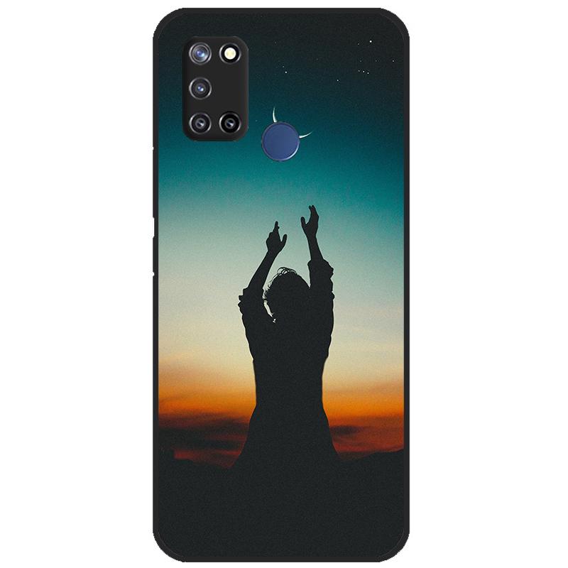 For OPPO Realme 7i Case Sunset Soft Silicon TPU Back Cover For OPPO Realme 7i 7 i RMX2103 Phone Cases Fundas Realme7i Bumper 6.5