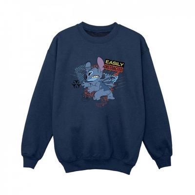 Chlapecká mikina Lilo And Stitch Snadno Rozptýlená