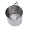6 Pcs Camping Cookware Set Stainless Steel Utensils Pot Pan Plate Cup Kit for Outdoors Picnic Hiking (CW 304) 6 Piece