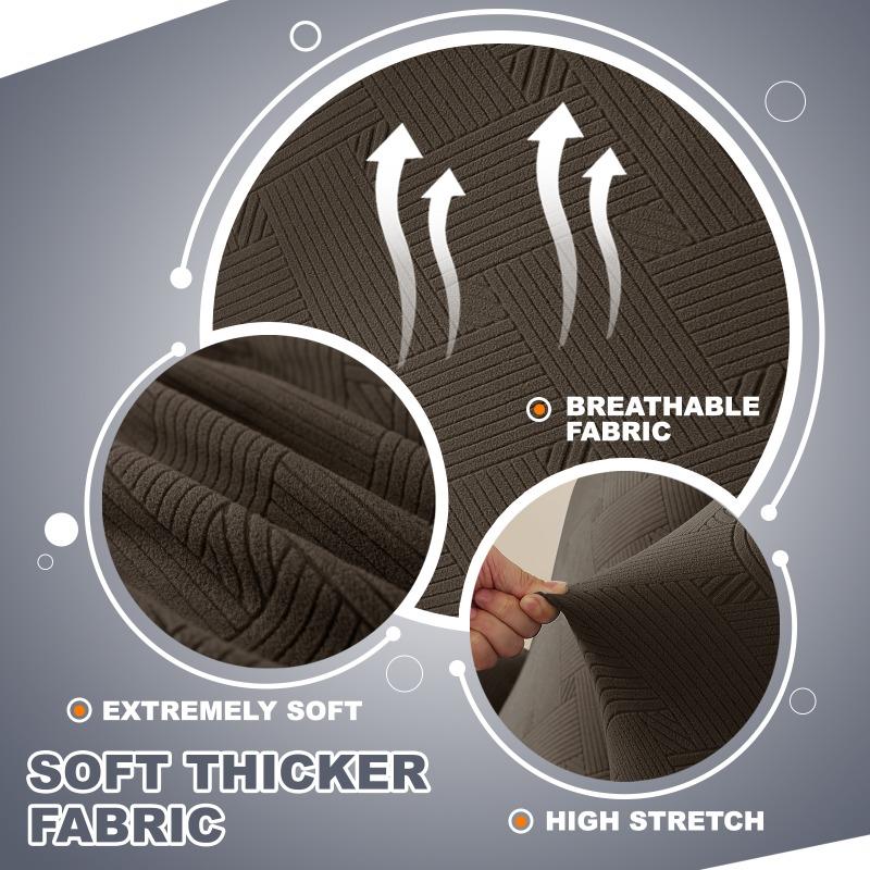 3 Seater Stretch Thicken Recliner Sofa Cover Relax Armchair Couch Slipcovers Non-slip Furniture Protector Living Room Decor