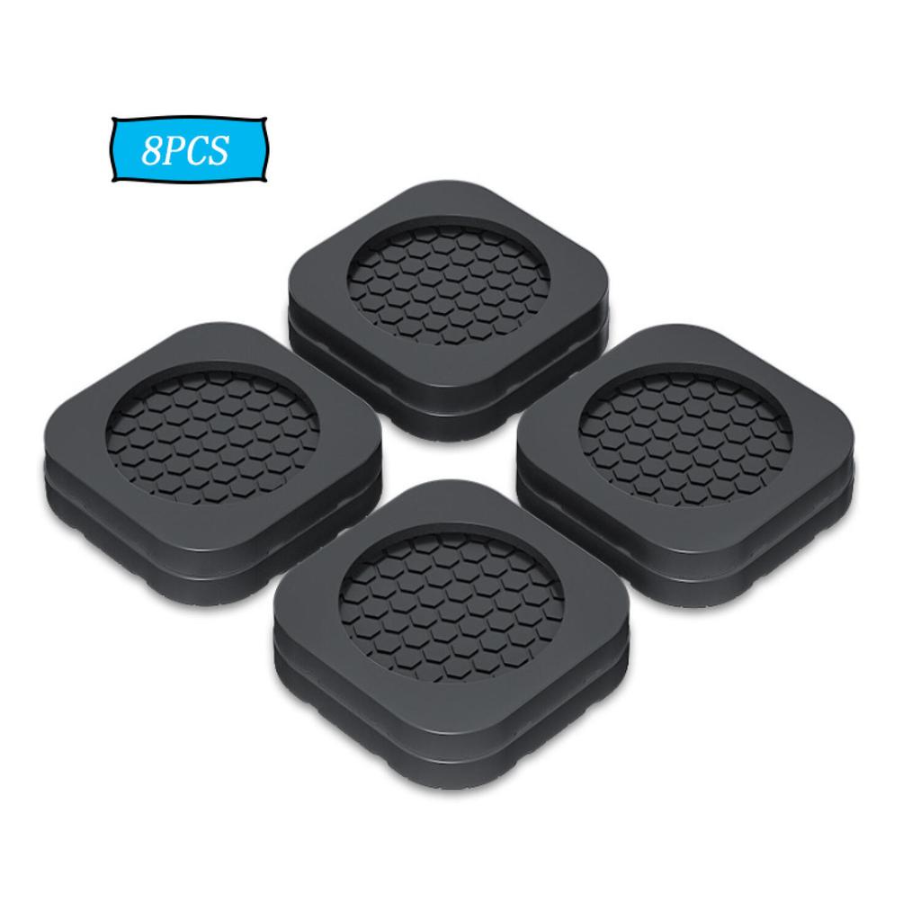 4/8PCS Anti-vibration Foot Pad Rubber Pad Non-slips  Mute Damper Bracket Universal Washing Machine Refrigerator Furniture Foot Pad