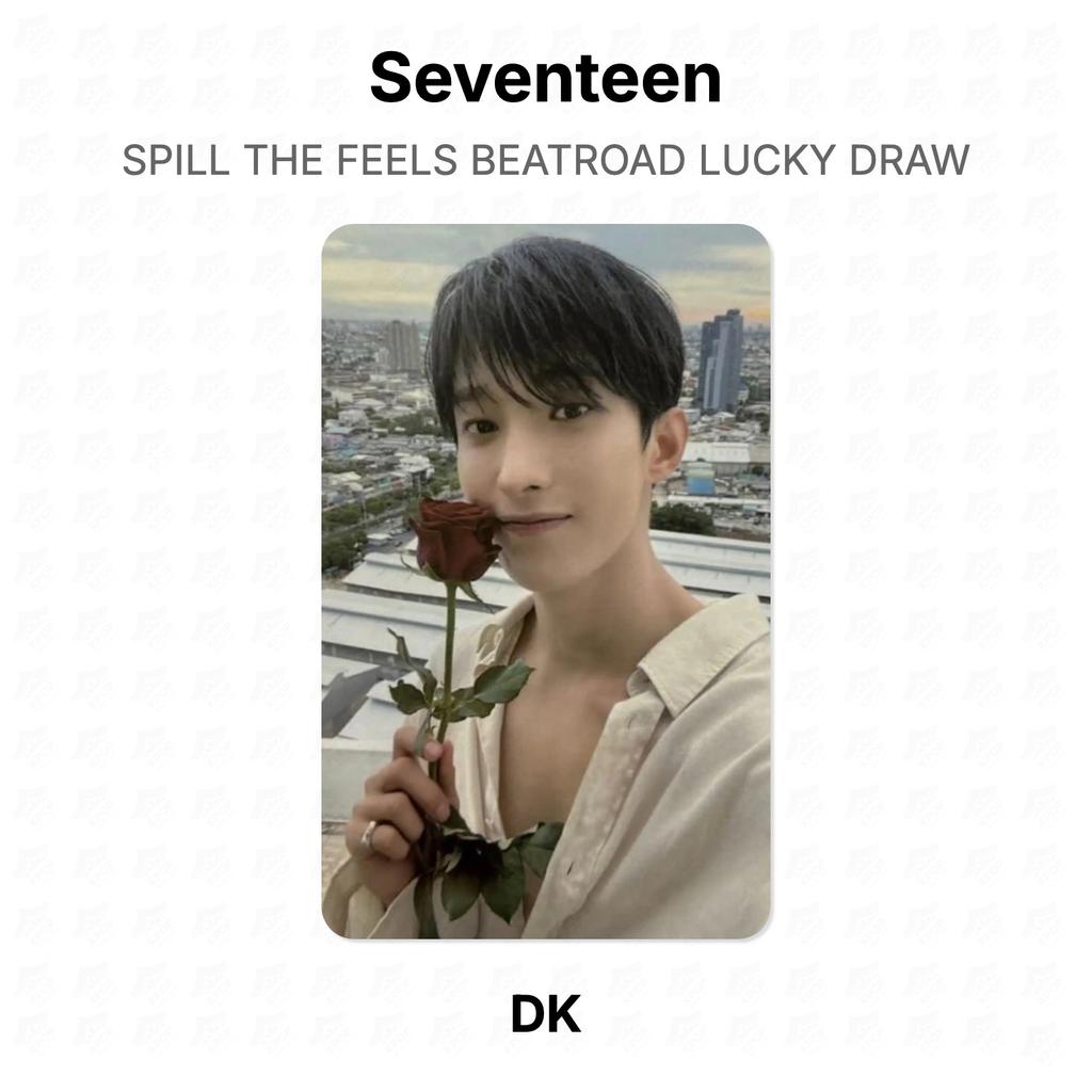 Seventeen SPILL THE FEELS BEATROAD LUCKY DRAW Official Photocard