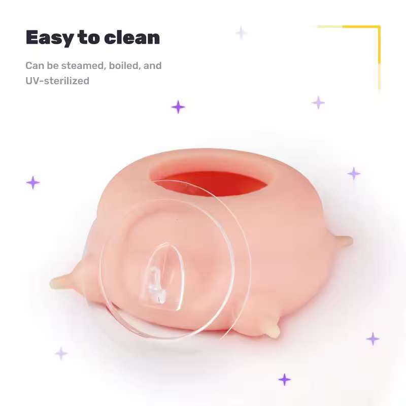 Newborn Kitten Milk Feeder 200ML Bionic Silicone Cat Puppy Bottle Drinker 3  4 Nipples Multiple Kittens Breastfeeding Milk Bowl