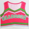 Girls Cosplay Costume Cheerleading Two-Piece Dress Youth Vest Pleated Skirt Performance Costume