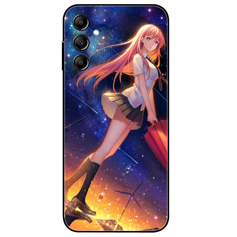Silicone Phone Case For Samsung Galaxy A54 5G A34 A14 A24 Cover TPU Protective Soft Cat Para Funda for SAMSUNG A54 A 54 Fashion