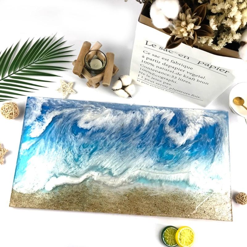 River Table Silicone Mold with Table Legs Resin Epoxy Craft Polymer Clay Craft DIY Ornament Jewelry Making Tools