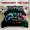 Games Printed Red Texture Bedding Set 3D Printed Duvet Cover With Pillowcase Twin Queen King Full Size Bedclothes Bedroom Decor