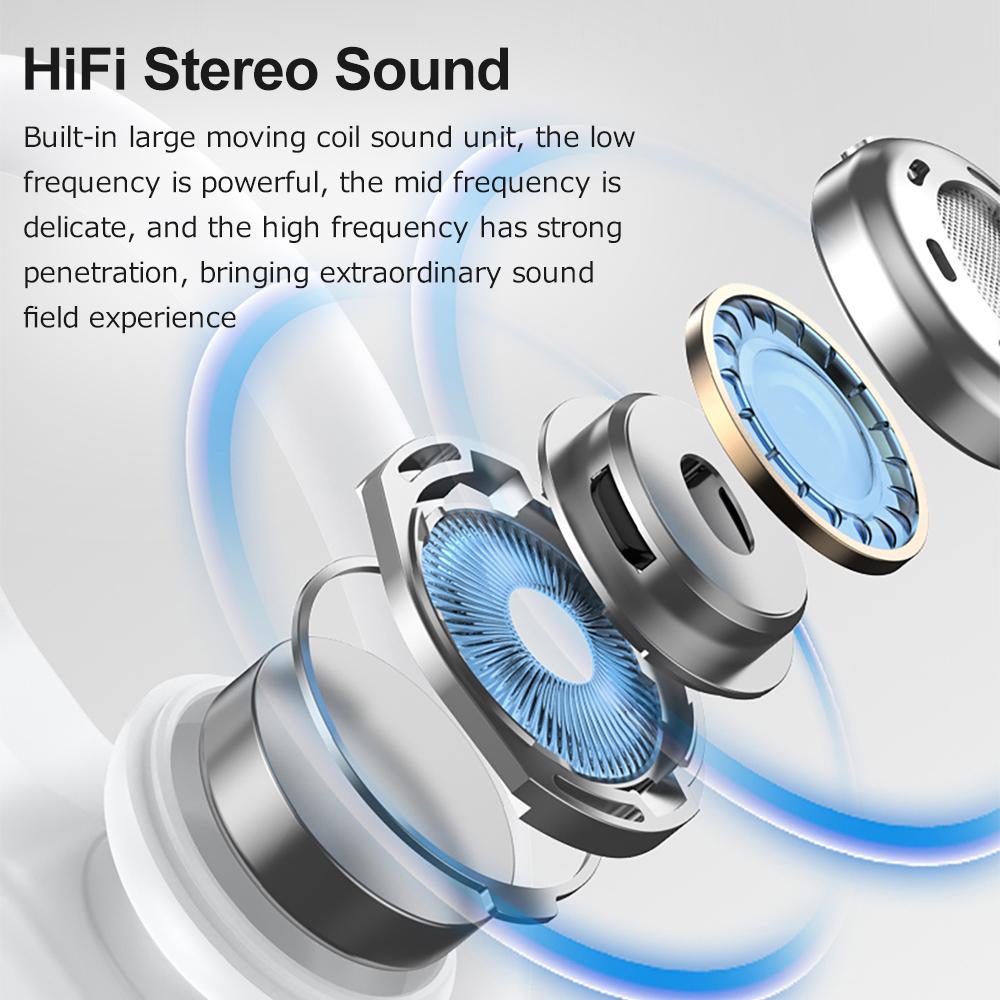 Lenovo Thinkplus LP75 True Wireless BT Headphones Sports Earbuds BT5.3 Chip HiFi Stereo Sound Long