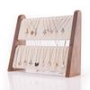 Jewelry Display Stand for Necklace Wooden Jewelry Storage Holder for Pendant Bracelet Display Props Home Shop Counter Shows Rack