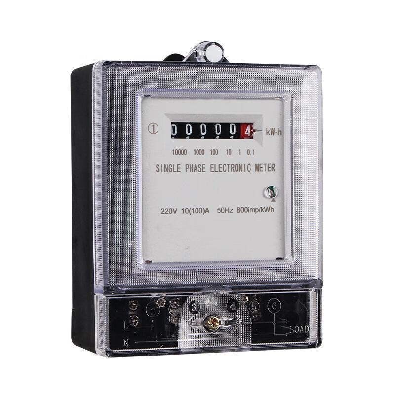 

Yuan Te Single-Phase Electronic Energy Meter (English Version) CN plug (adapter included)