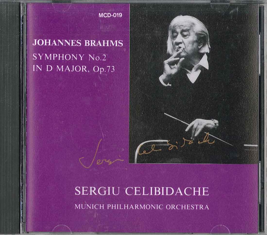 

CD SERGIU CELIBIDACHE - Brahms Symphony No.2 In D Major Op. MCD019 METEOR US Classical Used