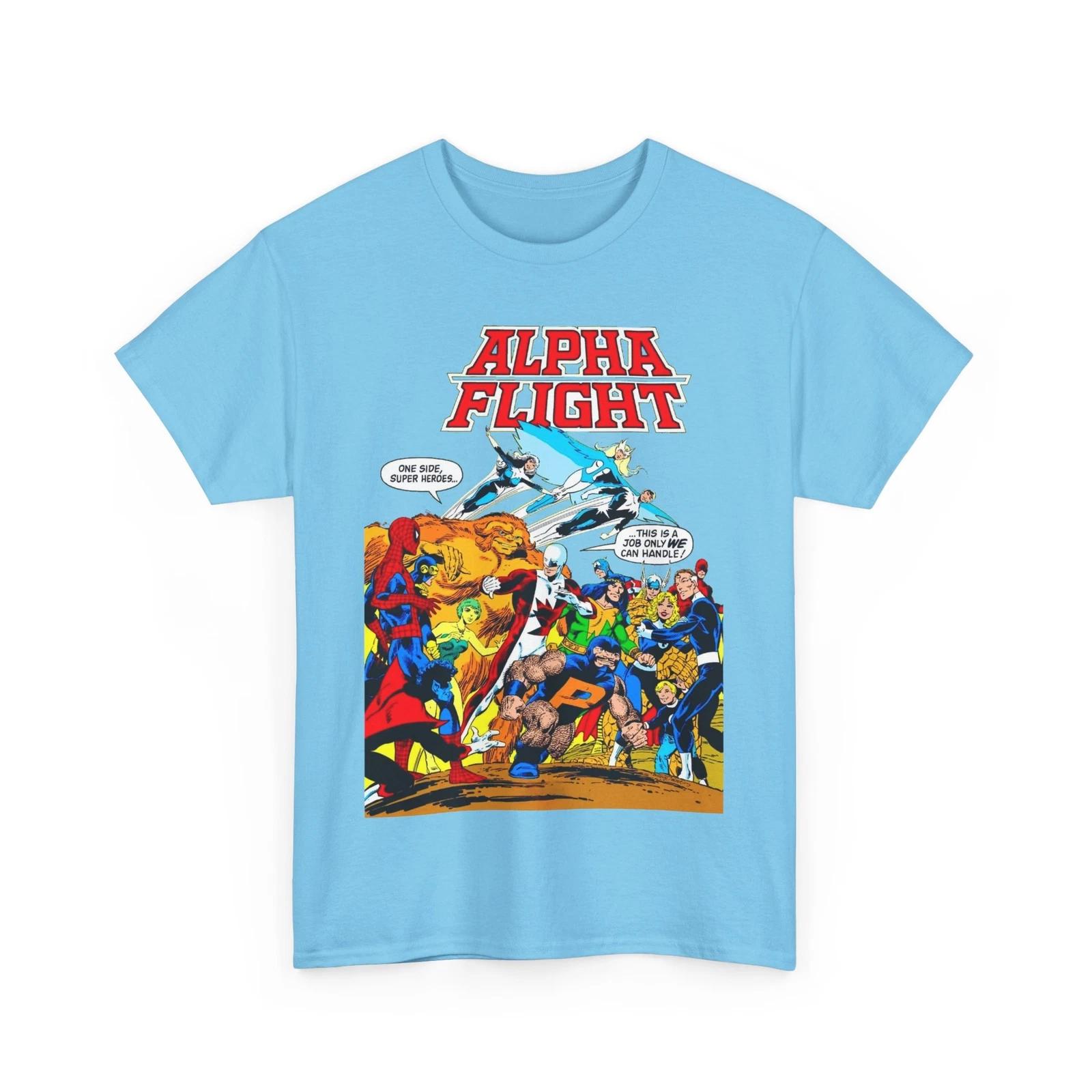 Alpha Flight T-Shirt - John Byrne Art - Marvel Comics - Sasquatch, Northstar XXXXL