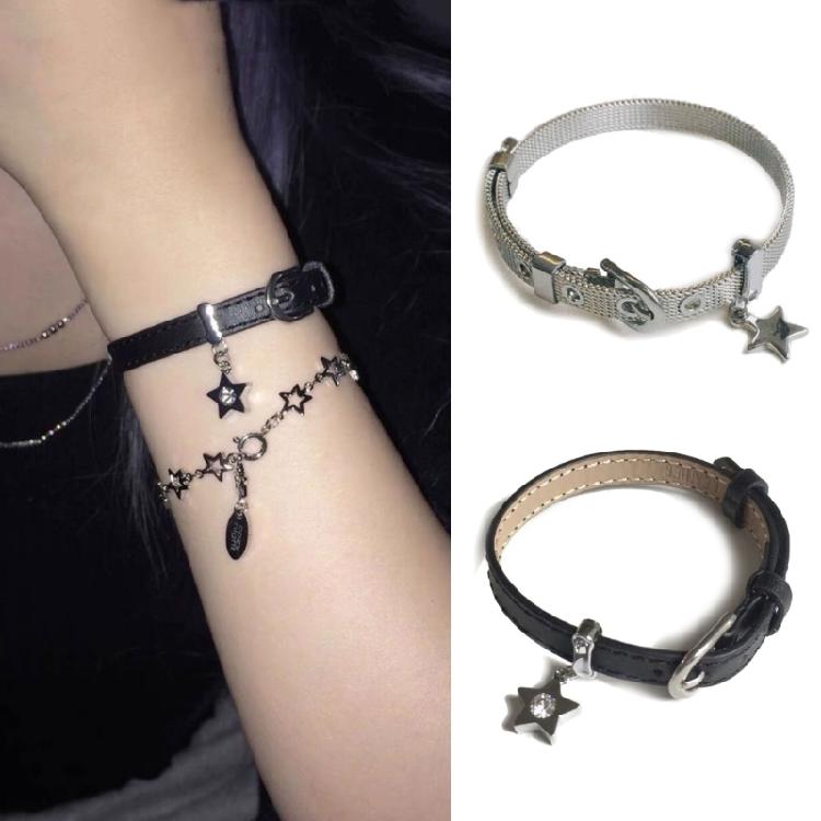 Belt Style Star Bracelet Star Pendant Bracelets Adjustable Chain Bracelets