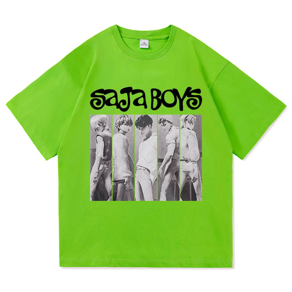 Girl Dinner Abby Jinu T Shirt 2025 Anime Demon Hunters Saja Boys Men/women Clothing Vintage Harajuku High Quality Cotton Tshirts