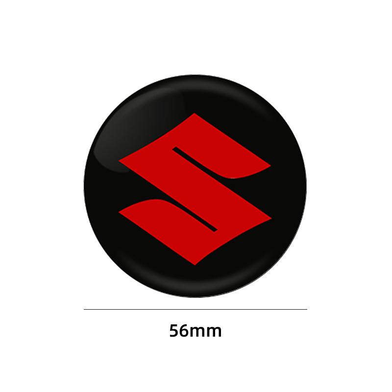 4PCS 56MM Wheel Hub Cap Sticker Car Caps Rim Stickers Badge Cover Decoration For Suzuki JIMNY Grand Vitara Sx4 Swift Alto