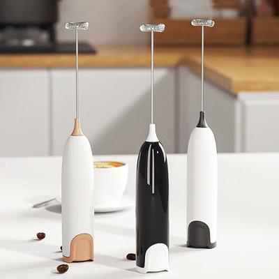 Mini Montalatte Portatile Schiumatore per Latte per Latte Montare Caffè Cappuccino Frappè Matcha Cioccolata Calda Sbattiuova Miscelatore per Bevande