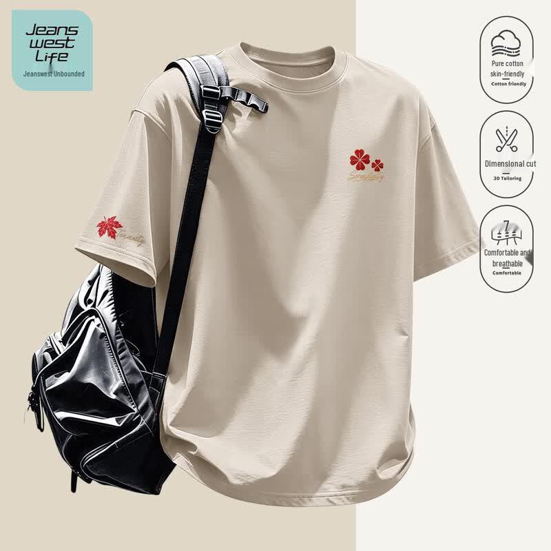 Jeanswest Men s Heavyweight Cotton Short Sleeve T-Shirt XL
