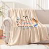 6 Size Christian Bible Psalm Flannel Art Blanket Sofa Bed Cover Four Season Soft Fluffy Quilt Blanket Flannel Throw Warm Gifts