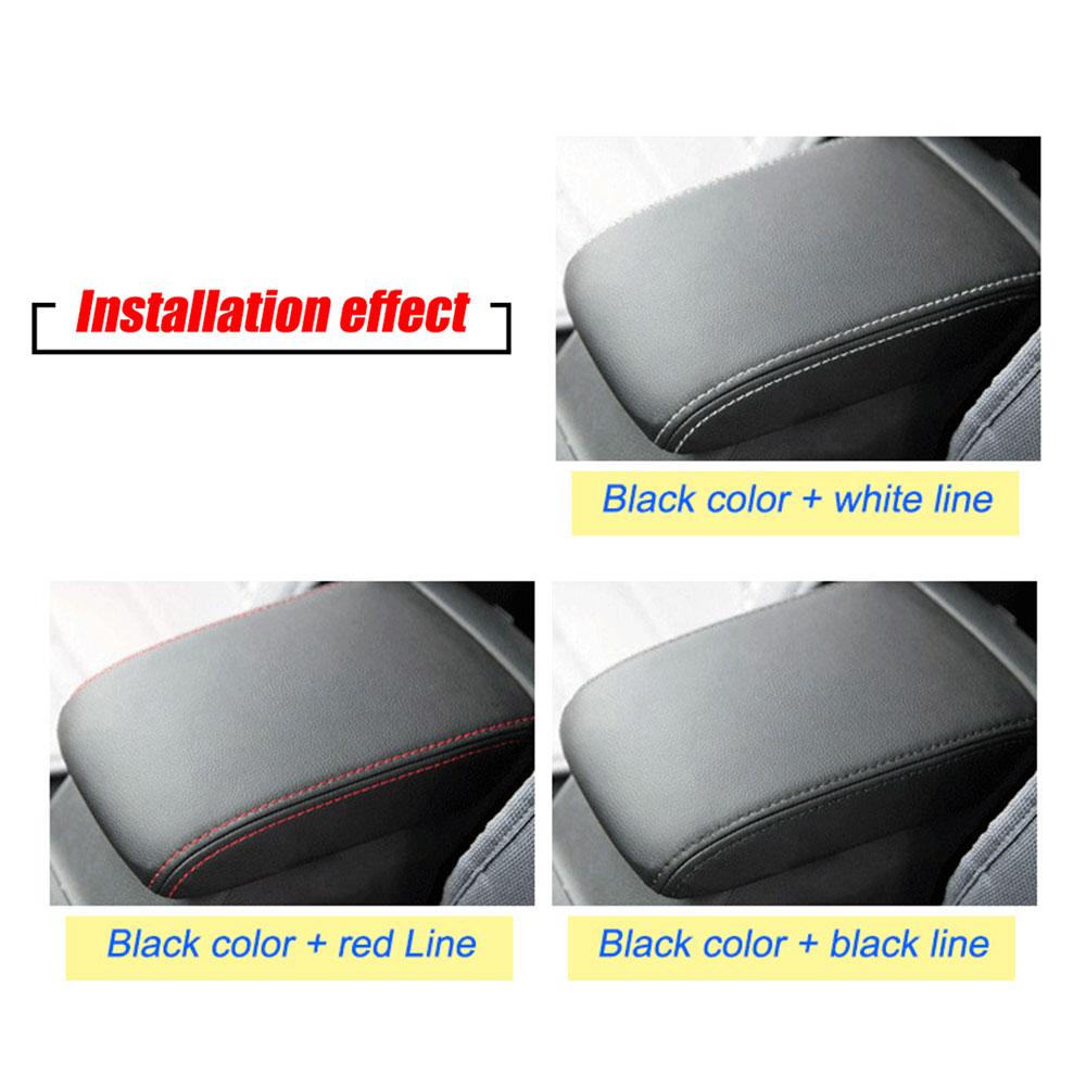 For VW Volkswagen Golf 7 MK7 2014-2020 Car Armrest Box Center Console Lid Armrest Cover Interior Accessories PU Leather Cover