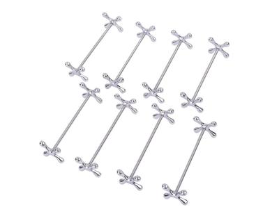 Conjunto Descanso de Talheres Prateado para Descansos de Hashis Ocidentais para e Perfeito para Uso de Mesa em Cozinha Ocidental e Chinesa e Festas em Casa de [Perfeito
