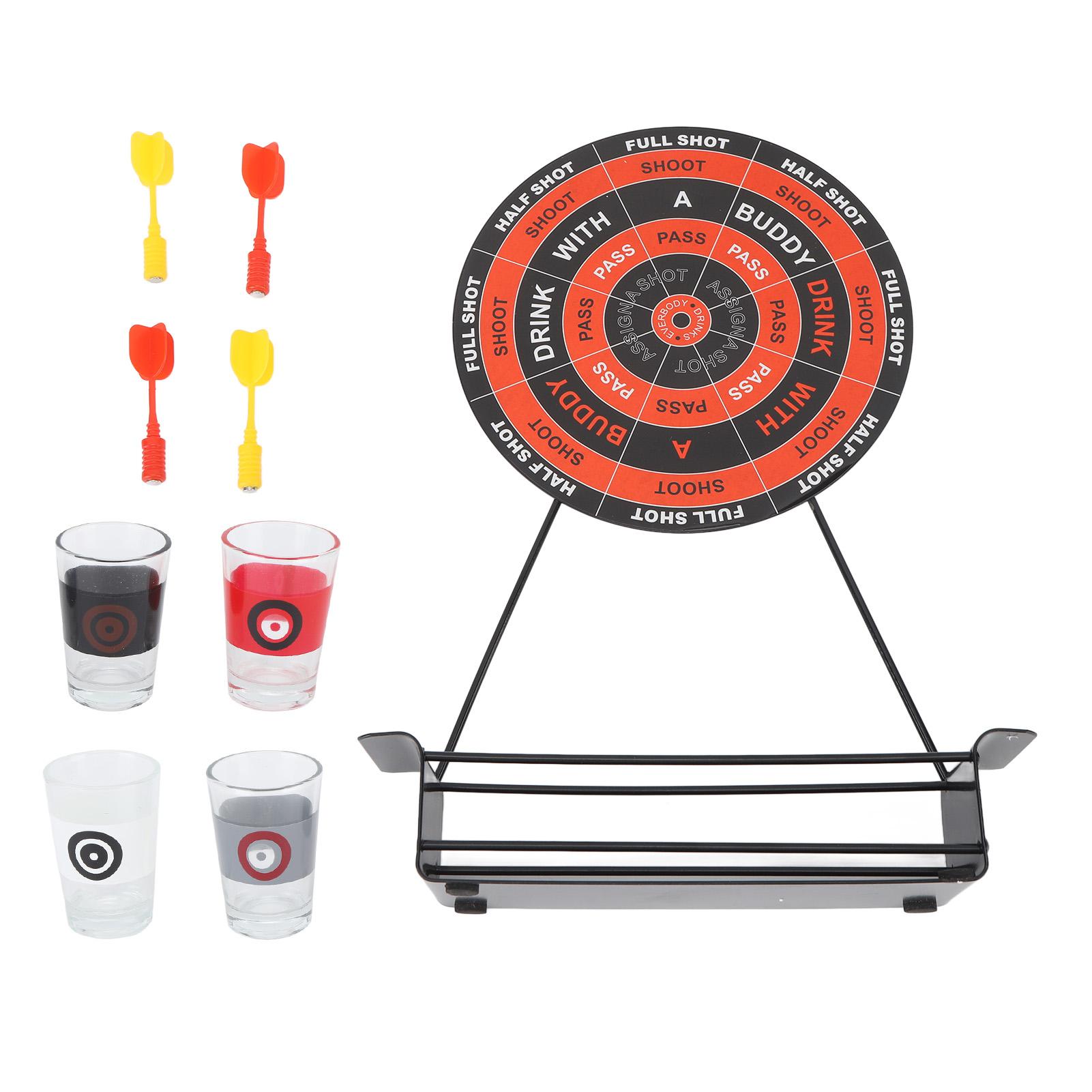 

Magnetic Darts Drinking Game Adult Drink Game with Glass for Bar Party Decor Props