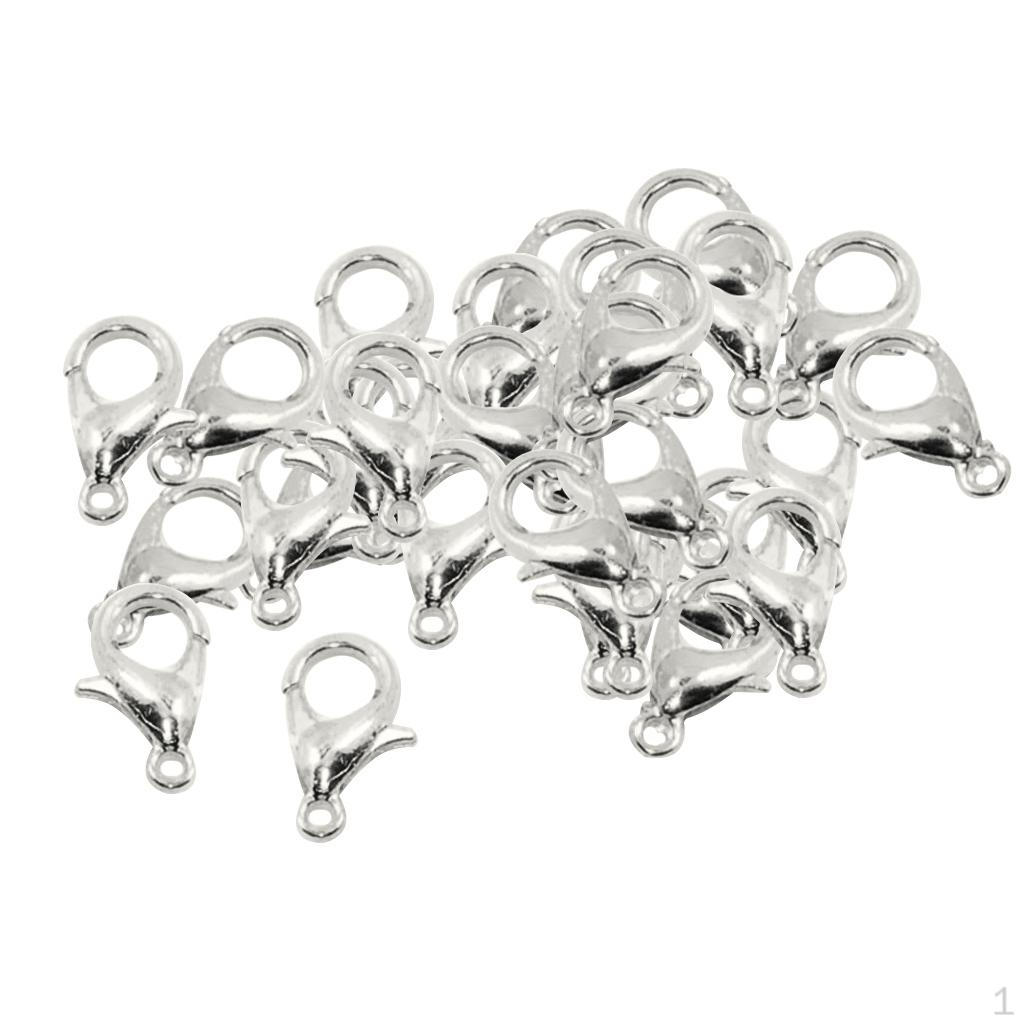 50 Pcs Metal Lobster Clasps