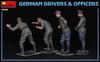 MiniArt Scale German Soldier Driver Officer Set Plastic Model Kit MA35345 1/35 & (4 Figures)