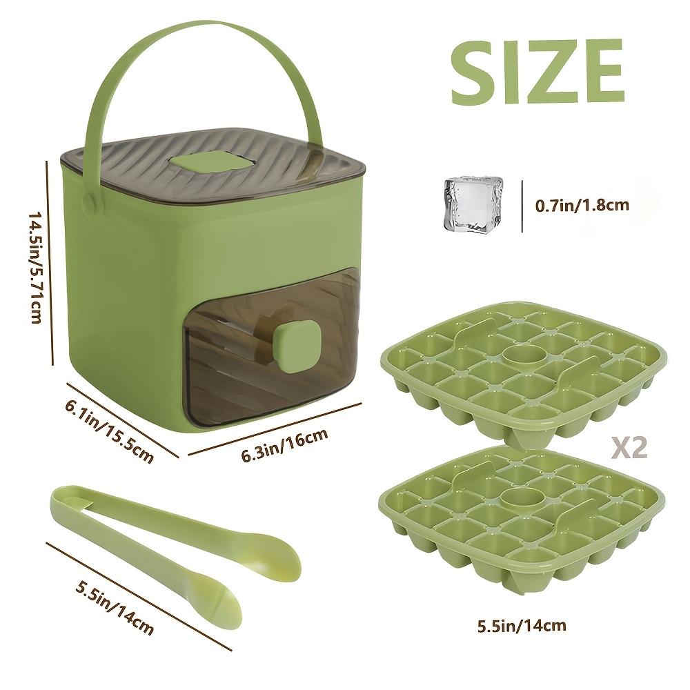 48 Ice Cube Making Machine,Double Deck- Large Capacity, Easy To Fall Off,Food Grade Safety, Suitable for Home, Office, Outdoors