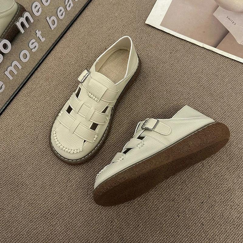 Women's Shoes Platform Round Toe Female Footwear Modis Casual Sneaker Loafers With Fur Dress 2025 Moccasin Summer Slip-on