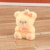 Resin Flocking Cute Three-dimensional Keychain Pendant Car Key Chain Pendant Bag Pendant