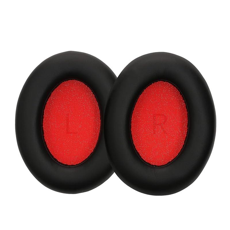 

kwmobile 2x headphone cover 1More SonoFlow/SonoFlow SE compatible replacement ear pads - cushion PU leather black color