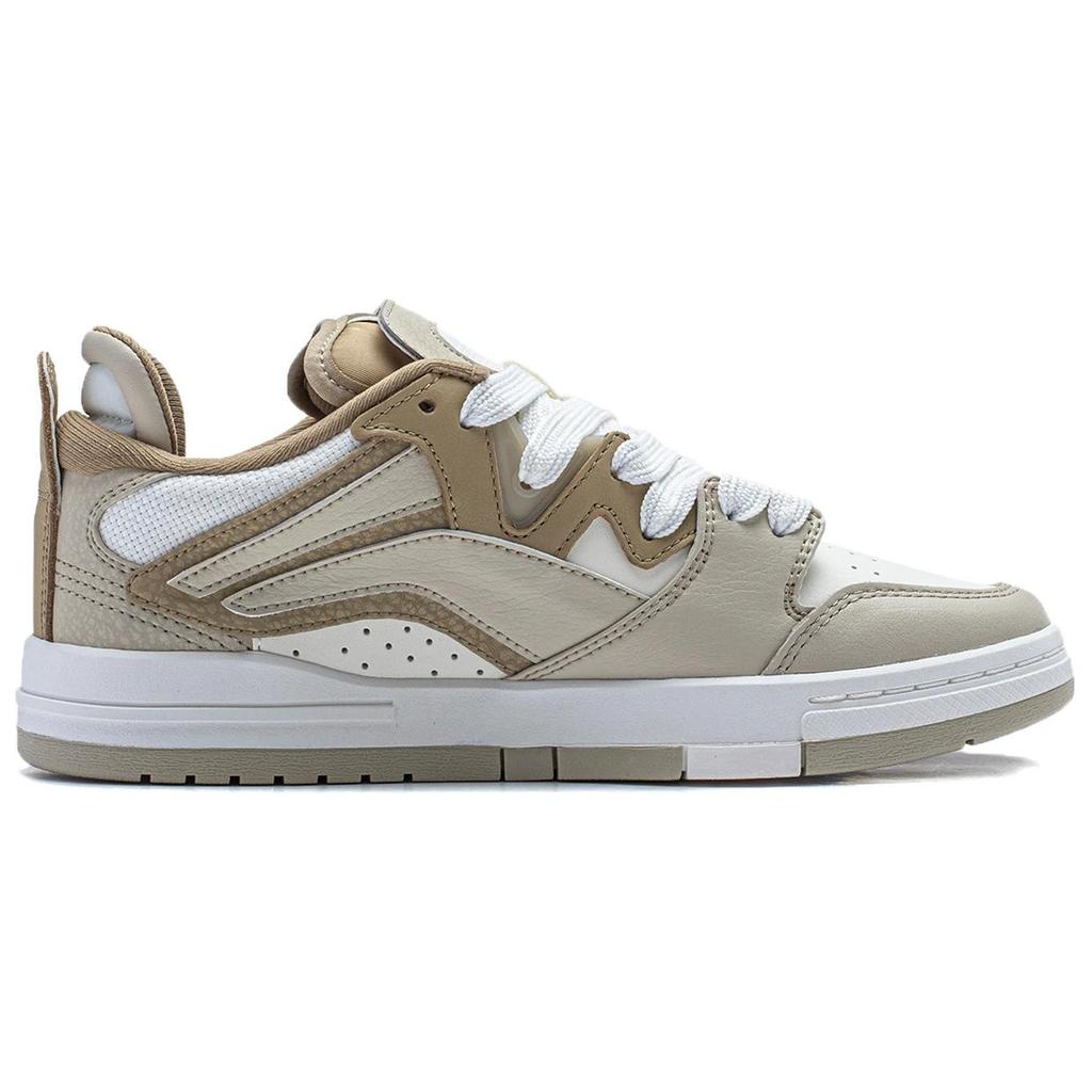 Li Ning We Wo Pro Shock Absorbing Durable Sneakers Women Sneakers Gray Brown AECU006-1