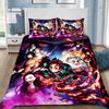 Dynetrekk Demon Slaye 3D Utsøkt Muichiro tokito Anime Digitaltrykk Sengetøy Sett Dyne Seng Ungdom Hjem Dekor Gutt Gave